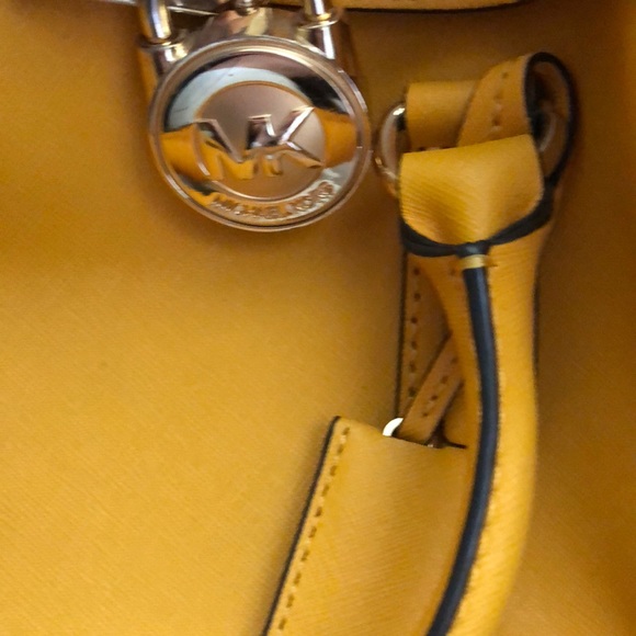 Michael Kors yellow purse. Great condition. - Picture 2 of 3